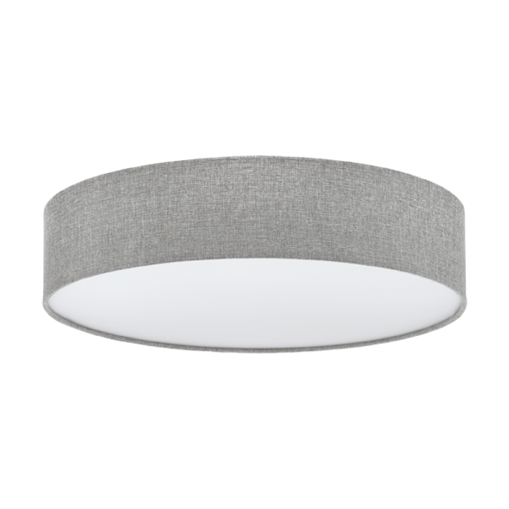 Πλαφονιέρα Τρίφωτη Με Ύφασμα Σε Γκρι Χρώμα 3x 60W E27 Ø570mm PASTERI Eglo