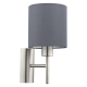 Φωτιστικό Τοίχου Σε Γκρι Χρώμα 1x60W E27 PASTERI Eglo