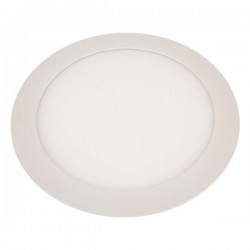 Φωτιστικό LED SLIM Χωνευτό Λευκό Φ225 18W Ψυχρό Λευκό 6500K Eurolamp