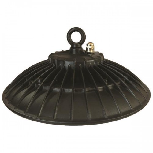 Καμπάνα LED SMD UFO Μαύρη 200W 120 Μοιρών Plus - Eurolamp