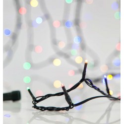 280 LED Σε Σειρά Με Επέκταση Και Πρόγραμμα Με Πράσινο Καλώδιο Πολύχρωμο DIMMABLE - 20,92m IP44 Magic Christmas