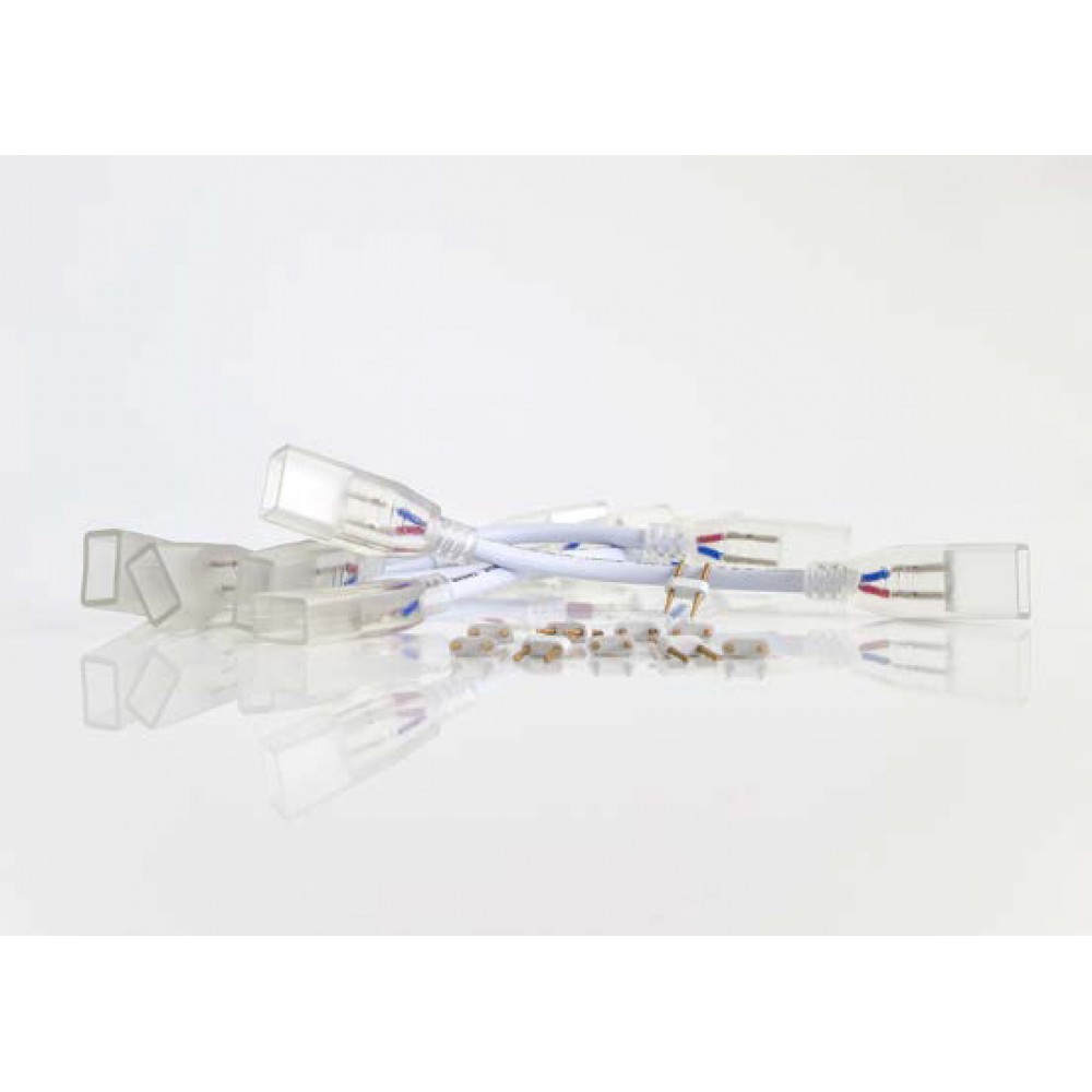 Σύνδεσμος Για ΝΕΟΝ Φωτοσωλήνα, Με Προέκταση Καλωδίου,  Eurolamp