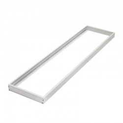 Βάση Εξωτερική Για Φωτιστικό Panel LED 120x30x4.3 Λευκό Eurolamp