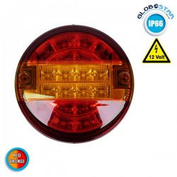 Πίσω Φανάρι Τρέιλερ 20 LED 12 Volt Στρογγυλό Universal IP66 GloboStar