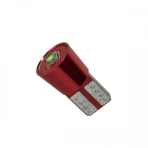 Λαμπτήρας LED T10 Can Bus με 1 CREE LED 12v 6000k GloboStar