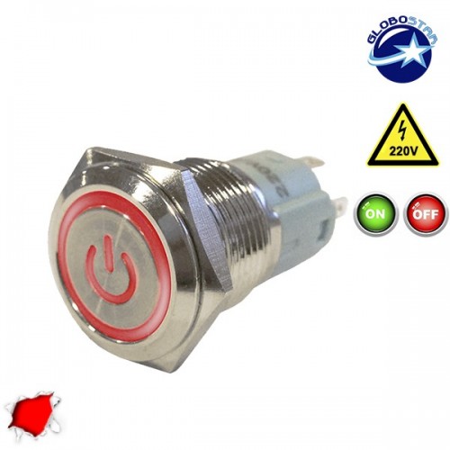 Διακοπτάκι LED ON/OFF 230 Volt DC GloboStar