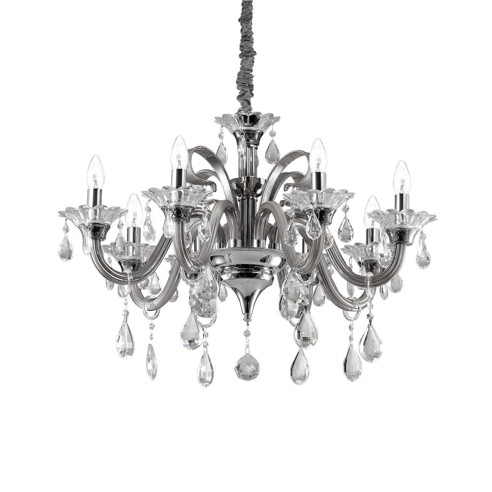 Κλασσικός Πολυέλαιος Σε Διάφορα Χρώματα Ø78cm 8 x 40W E14 COLOSSAL SP8 IDEAL LUX