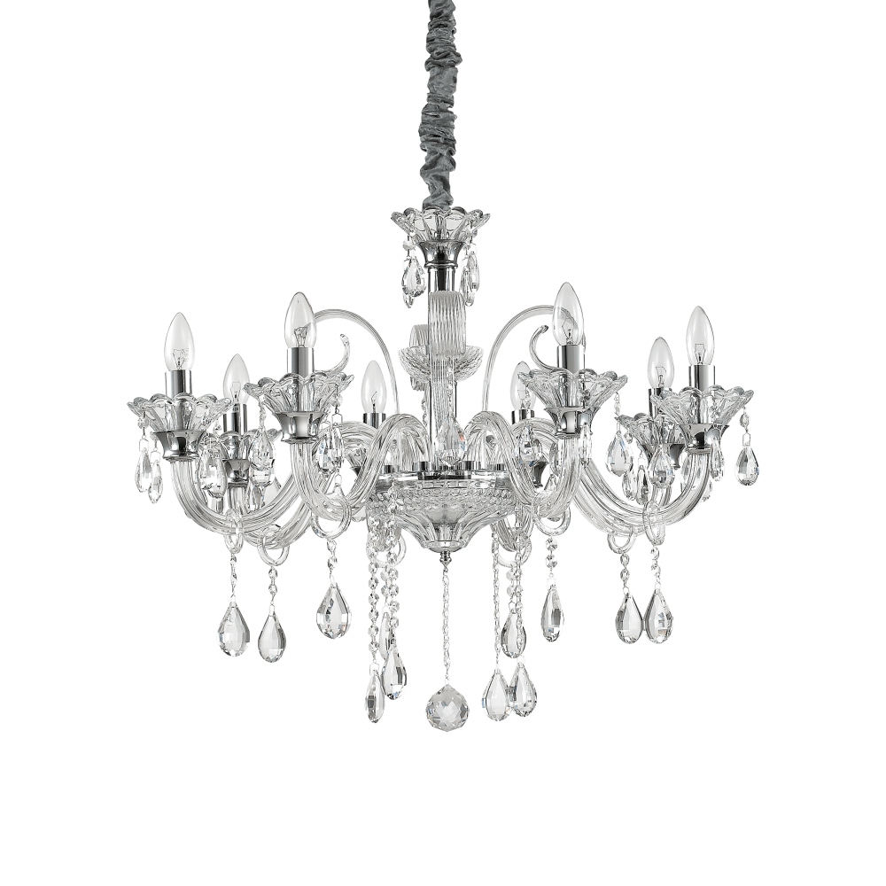 Κλασσικός Πολυέλαιος Σε Διάφορα Χρώματα Ø78cm 8 x 40W E14 COLOSSAL SP8 IDEAL LUX