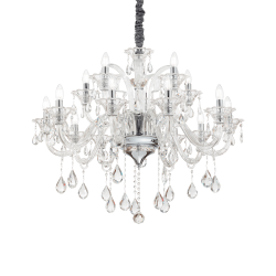 Κλασσικός Πολυέλαιος Σε Διαφανές Χρώμα Ø95 15 x 40W E14 COLOSSAL SP15 IDEAL LUX