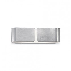 Μεταλλική Απλίκα Δίφωτη Σε Ασημένιο Χρώμα 2 x 60W E27 CLIP AP2 SMALL IDEAL LUX