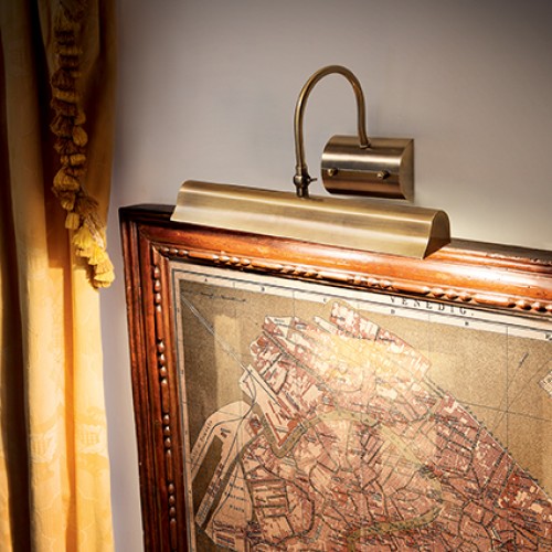 Φωτιστικό Τοίχου Σε Μπρονζέ 2 x 28W E14 RETRO IDEAL LUX