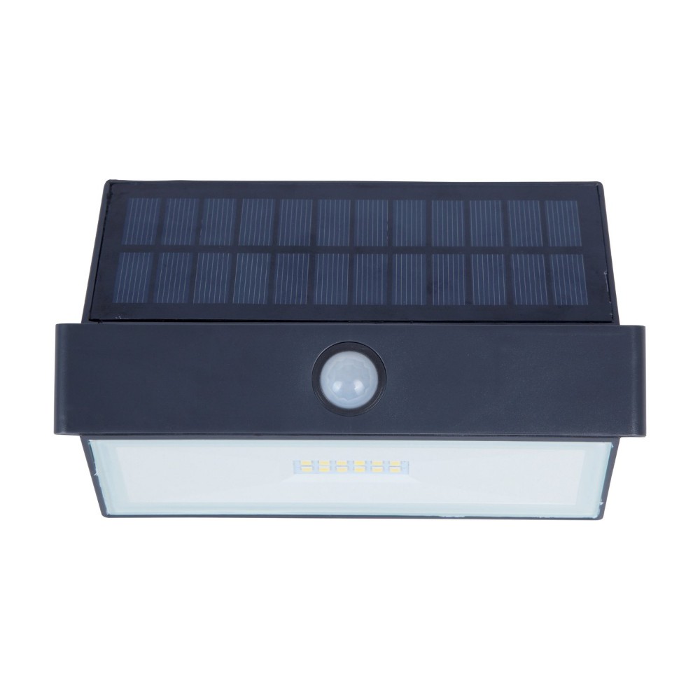 LED Ηλιακό Επιτοίχιο Φωτιστικό Με Αισθητήρα 2.3W IP44 ARROW LUTEC