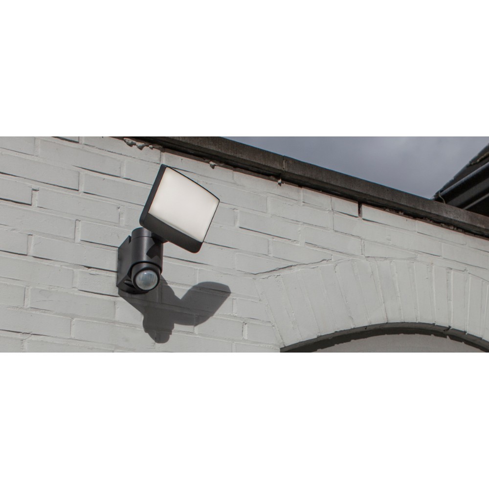 LED Επιτοίχιο Ηλιακό Φωτιστικό Με Αισθητήρα 7W IP44 SUNSHINE LUTEC