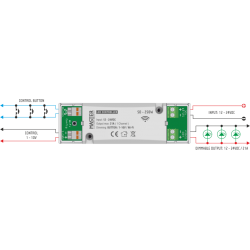 LED Controller 12-24V/21A 1 Channel MASTER
