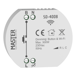  SMART DIMMER ΚΥΤΙΟΥ 230 VAC / 300W (Wi-Fi) SD-400B MASTER