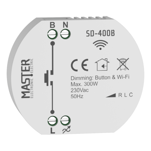  SMART DIMMER ΚΥΤΙΟΥ 230 VAC / 300W (Wi-Fi) SD-400B MASTER