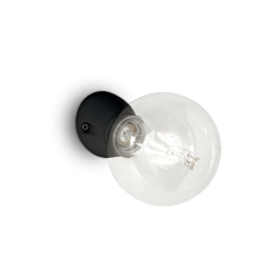 Επιτοίχιο Φωτιστικό Σε Μαύρο Χρώμα Ø7,5 1 x 60W E27 WINERY AP1 IDEAL LUX