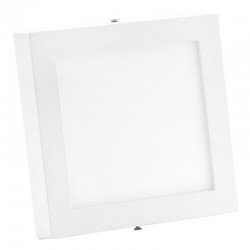 Φωτιστικό Panel Εξωτερικό 24W 23x23cm Τετράγωνο Μικρό Λευκό Space Lights