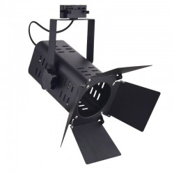 Σκάφος Για Ράγα 4-Line Theatre Αλουμινίου Small Για E27 - PAR30 Σε Λευκό Και Μαύρο Space Lights