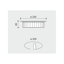 LED Σποτ Χωνευτό Downlight 30W MOB Λευκό Σώμα 6000K SpotLight