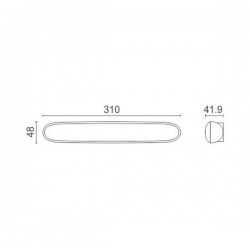 LED Φωτιστικό Ασφαλείας 8W SMD 6000K Με Μπαταρία Λιθίου Spotlight