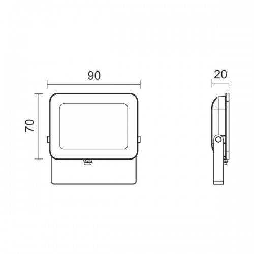LED Προβολέας 10W 230V 6000K SpotLight
