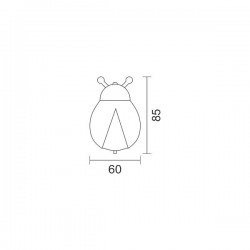 LED Φωτιστικό Νυκτός Πασχαλίτσα 1W Spotlight