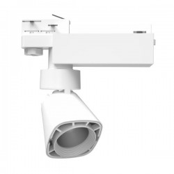 Λευκό Φωτιστικό Ράγας Με LED 12W Τεσσάρων Καλωδίων Τριφασικής Ράγας 3000K Spotlight