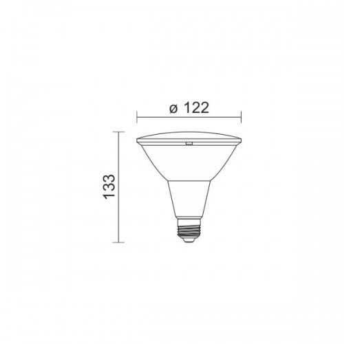 Λάμπα Led Γυάλινη Πράσινη 15W 1200lm 60° SpotLight
