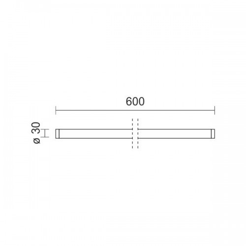LED Λαμπτήρας T8 Γυάλινος Economy 600mm 9W 6000K 855Lm 270° Spotlight