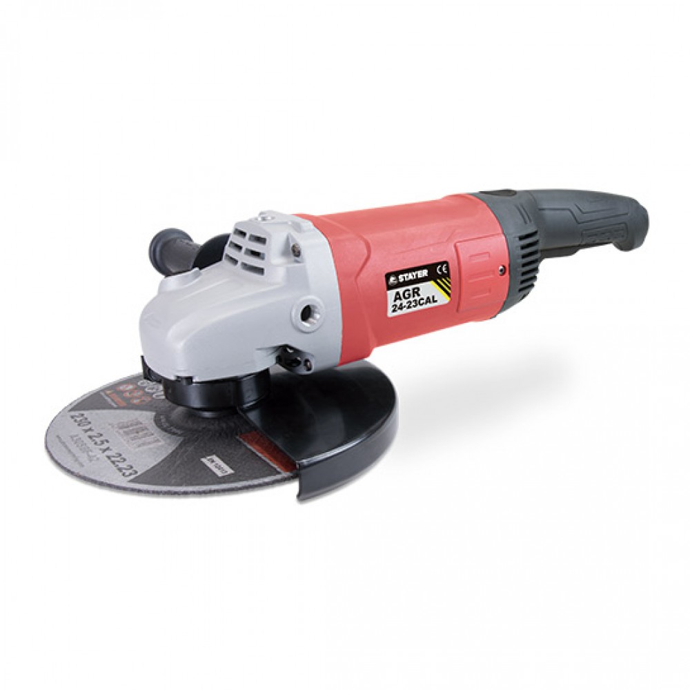  Γωνιακός Τροχός Ρεύματος Για Βιομηχανική Χρήση 2400W Σε Διάμετρο ø230mm AGR24-23CAL STAYER