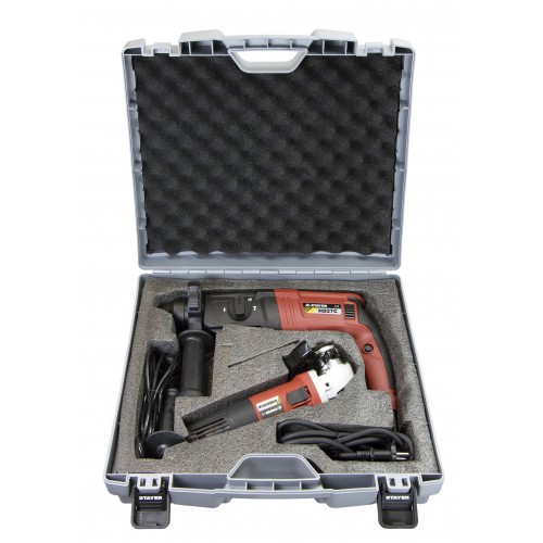 Set Σκαπτικό Πιστολέτο Και Γωνιακός Τροχός Ρεύματος HD 27 C & SAB 800 BR STAYER