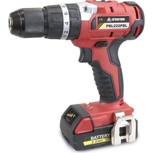 Δραπανοκατσάβιδο Κρουστικό Επαναφορτιζόμενο 18V Brushless PBL 222 PK STAYER