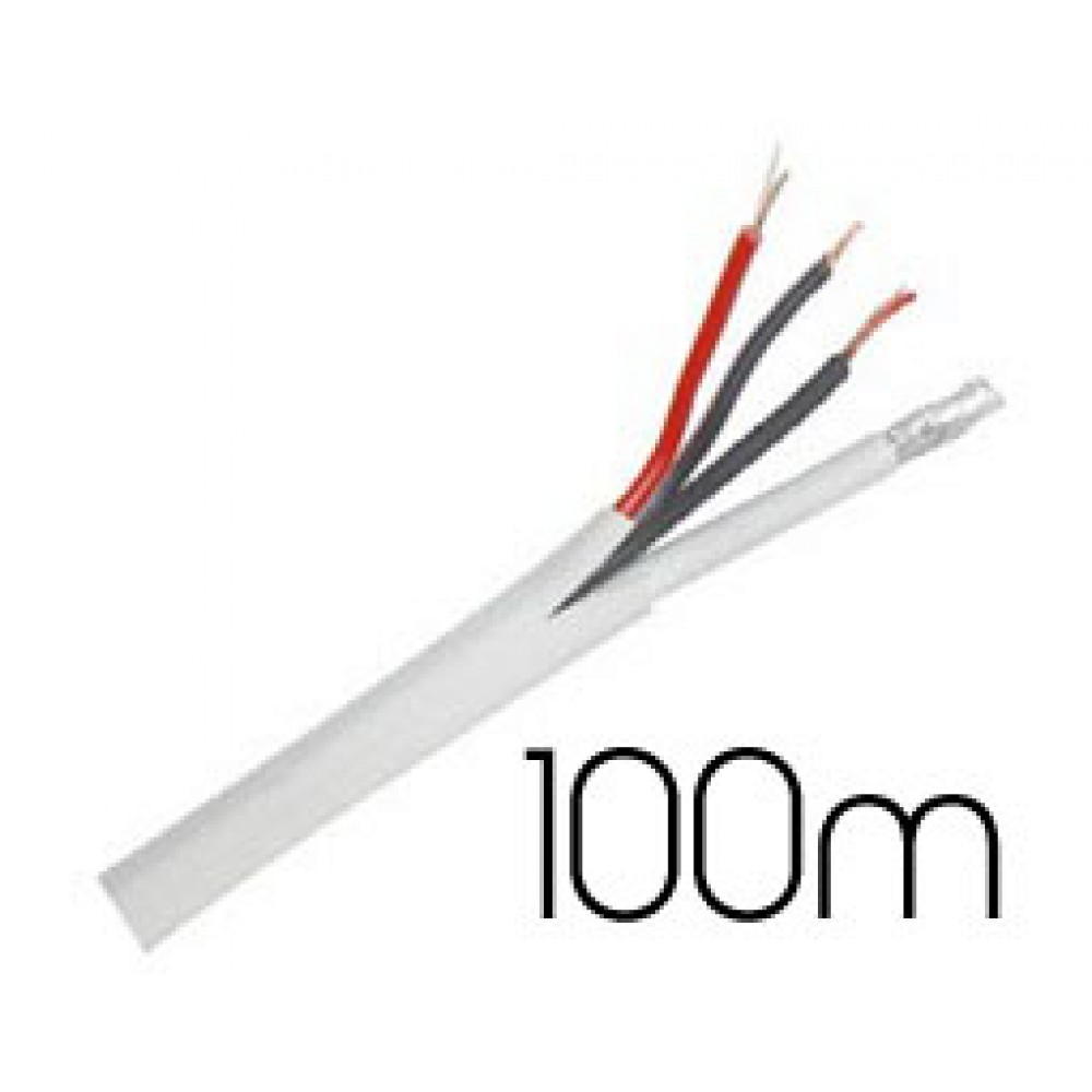 Καλώδιο CCTV VIDEO (RG59)+AUDIO+2X0.50 100m HAI Top Electronic
