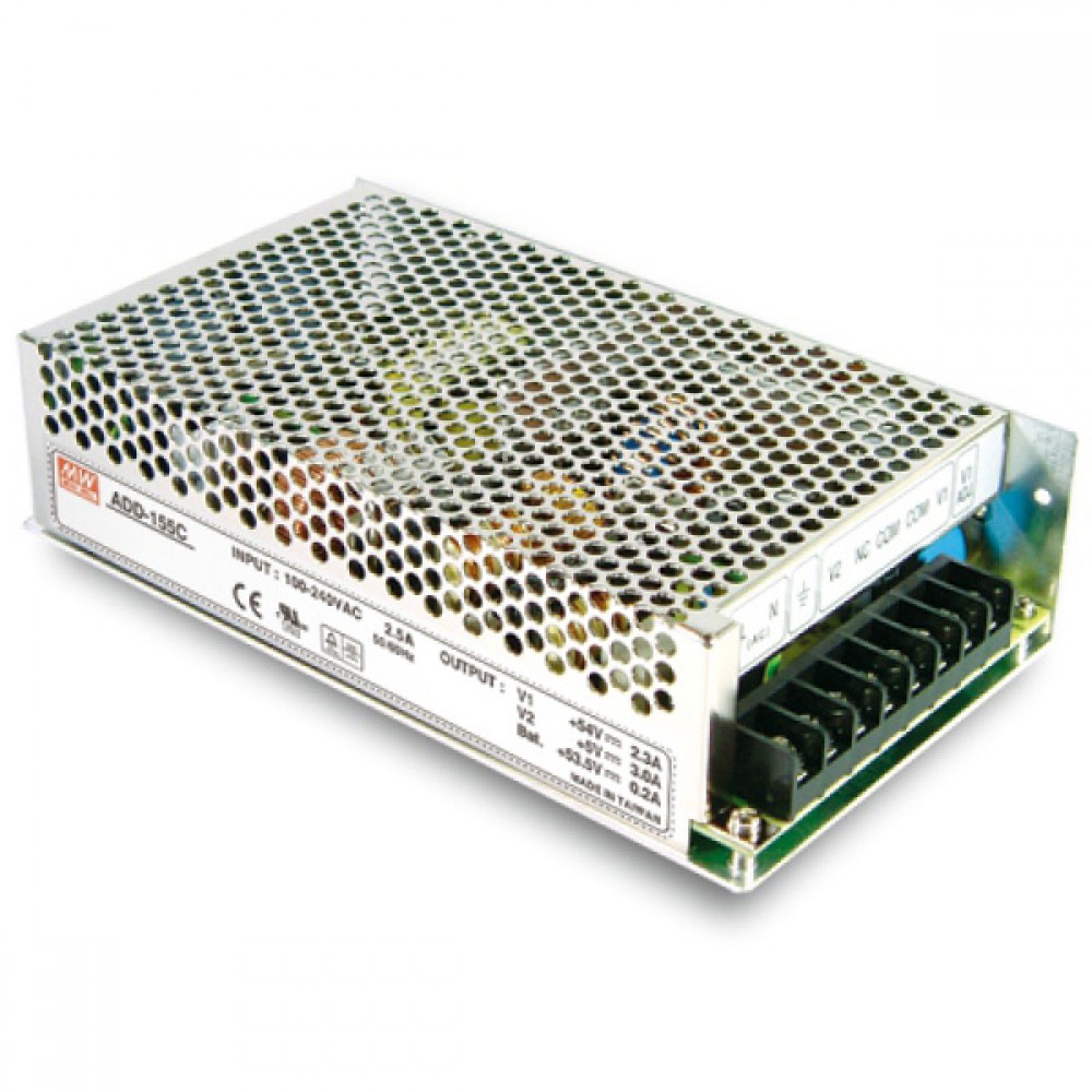 Τροφοδοτικό 155W/13.8V/5V Με Φορτιστή (UPS) ADD-155A MEAN WELL