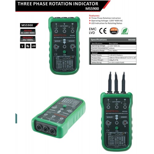 Φασήμετρο Μοτέρ MS5900 MAS TOP ELECTRONICS