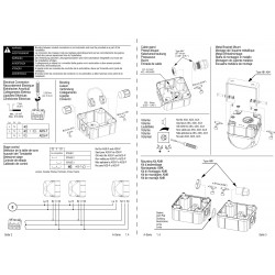 Σειρήνα 8 Τόνων Μικρή Φάρος LED Σταθερός 24VAC/DC 103dB ADS-P AUER Top Electronics