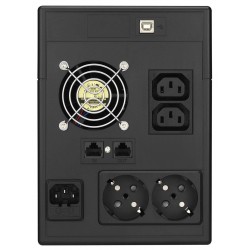 Συσκευή UPS LINE INTERACTIVE 2000VA Τροποποιημένου Ημιτονίου LA-VST-2000 LCD BK VOL TOP ELECTRONIC