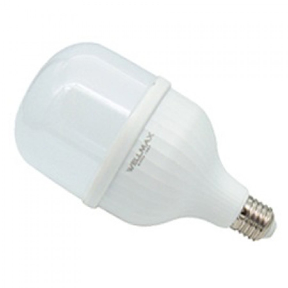 Λάμπα LED High Power E27 50W 176-264VAC 140X245 4500LM 230° 4000K Ουδέτερο Λευκό WELLMAX