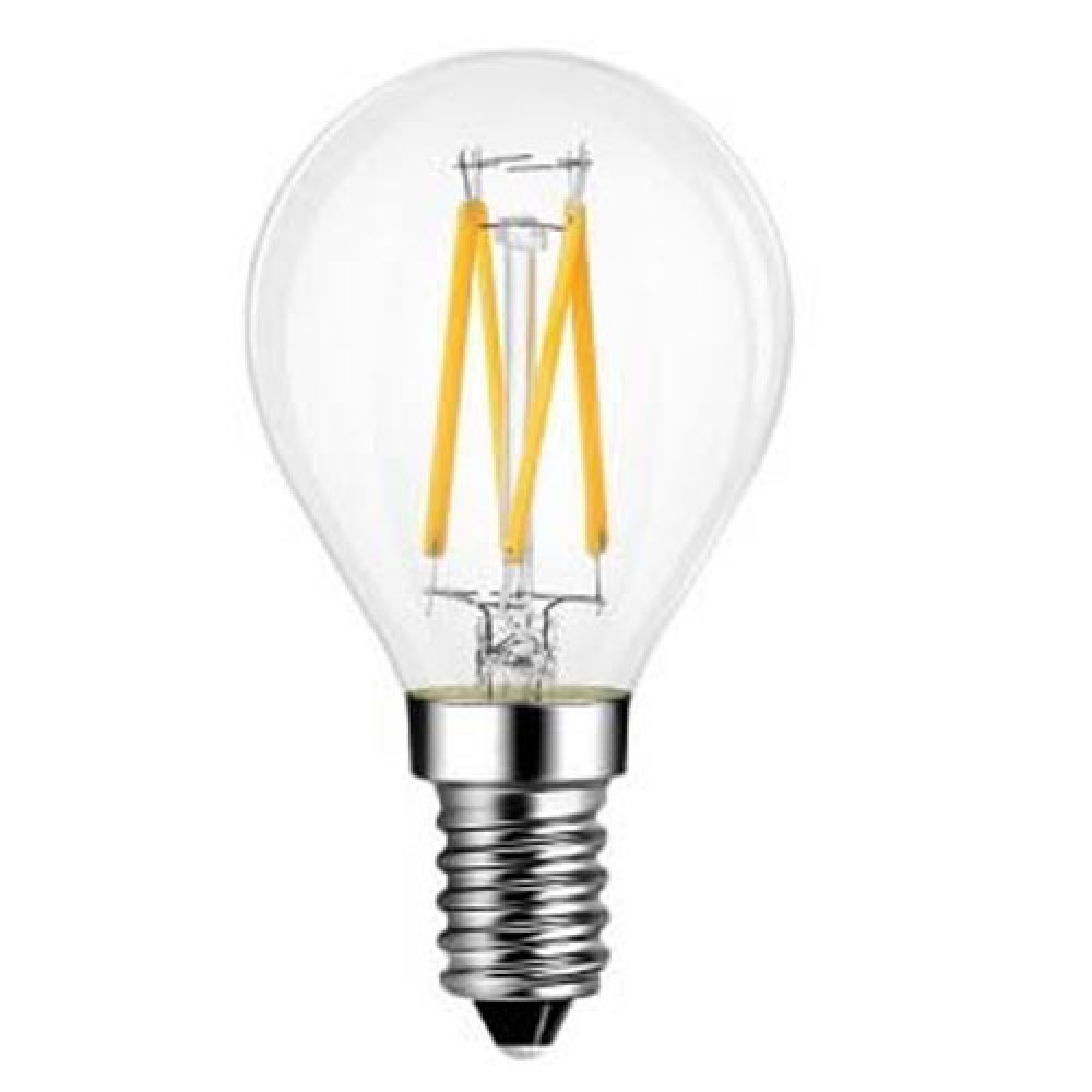 LED Λάμπα Filament G45 6W Θερμό E14 Διάφανη Universe