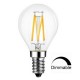 LED Λάμπα Filament G45 6W Ουδέτερο 4000K E14 Διάφανη DIMMABLE Universe