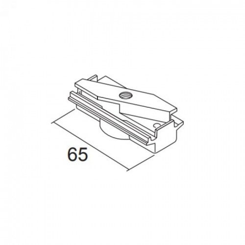 Μηχανικός Αντάπτορας 65mm Για Ράγες Φωτισμού IVELA
