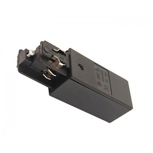 Αριστερό Τροφοδοτικό Τετράγωνο 80mm Για Ράγες Φωτισμού IVELA