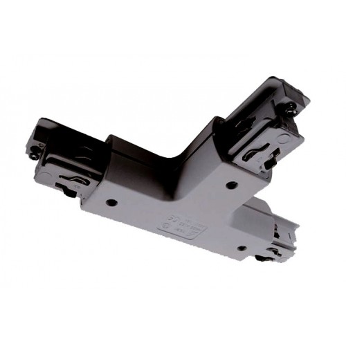 Αριστερός Σύνδεσμος T 120mm Τετράγωνο Για Ράγες Φωτισμού IVELA