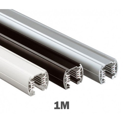 Τριφασική Ράγα Φωτισμού 1 Μέτρο Σε Διάφορα Χρώματα Στρογγυλή IVELA