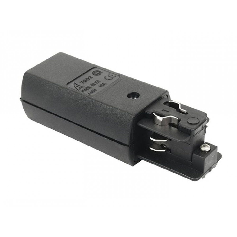 Δεξί Τροφοδοτικό Στρογγυλό 80mm Για Ράγες Φωτισμού IVELA