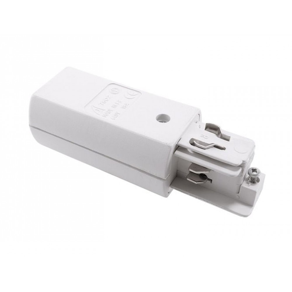 Δεξί Τροφοδοτικό Στρογγυλό 80mm Για Ράγες Φωτισμού IVELA