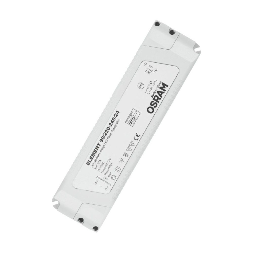 Τροφοδοτικό Πλαστικό 90W 24V IP20 ELEMENT OSRAM