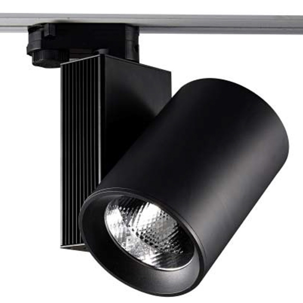 Σποτ Ράγας 30W LED COB Με Τριφασικό Αντάπτορα Μαύρο UNIVERSE