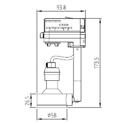Σποτ Ράγας Για Λάμπα MR16 / GU10 Με Αντάπτορα Τριφασικής Ράγας 50W max MTI UNIVERSE